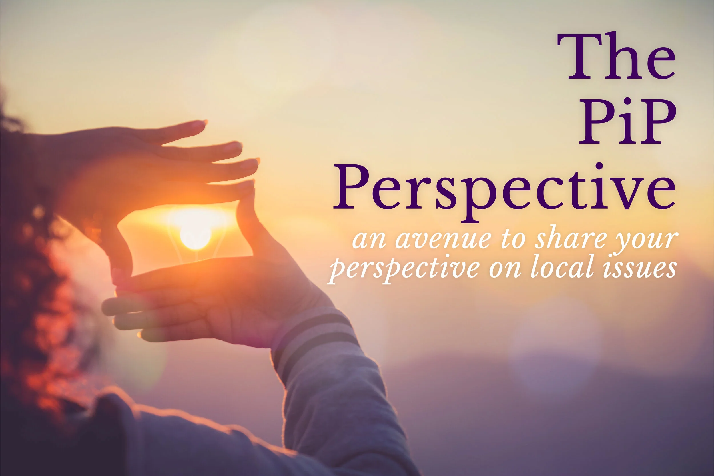 In keeping with the mission of The PiP we have created The PiP Perspective as an avenue for you to share your thoughts and opinions on local issues. The PiP reserves the right to publish these perspectives at our discretion. Please limit to 500 words or less.
