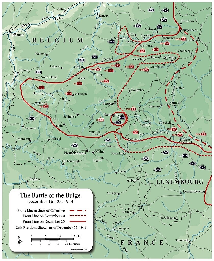 What was the bulge in the battle of the bulge The Battle Of The Bulge Local Pryor Ok Stories The Pryor Information Publication The Pip