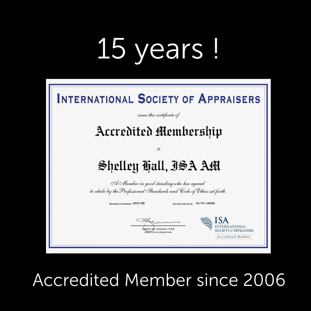 Celebrating 15 Years As An Accredited Art Appraiser!