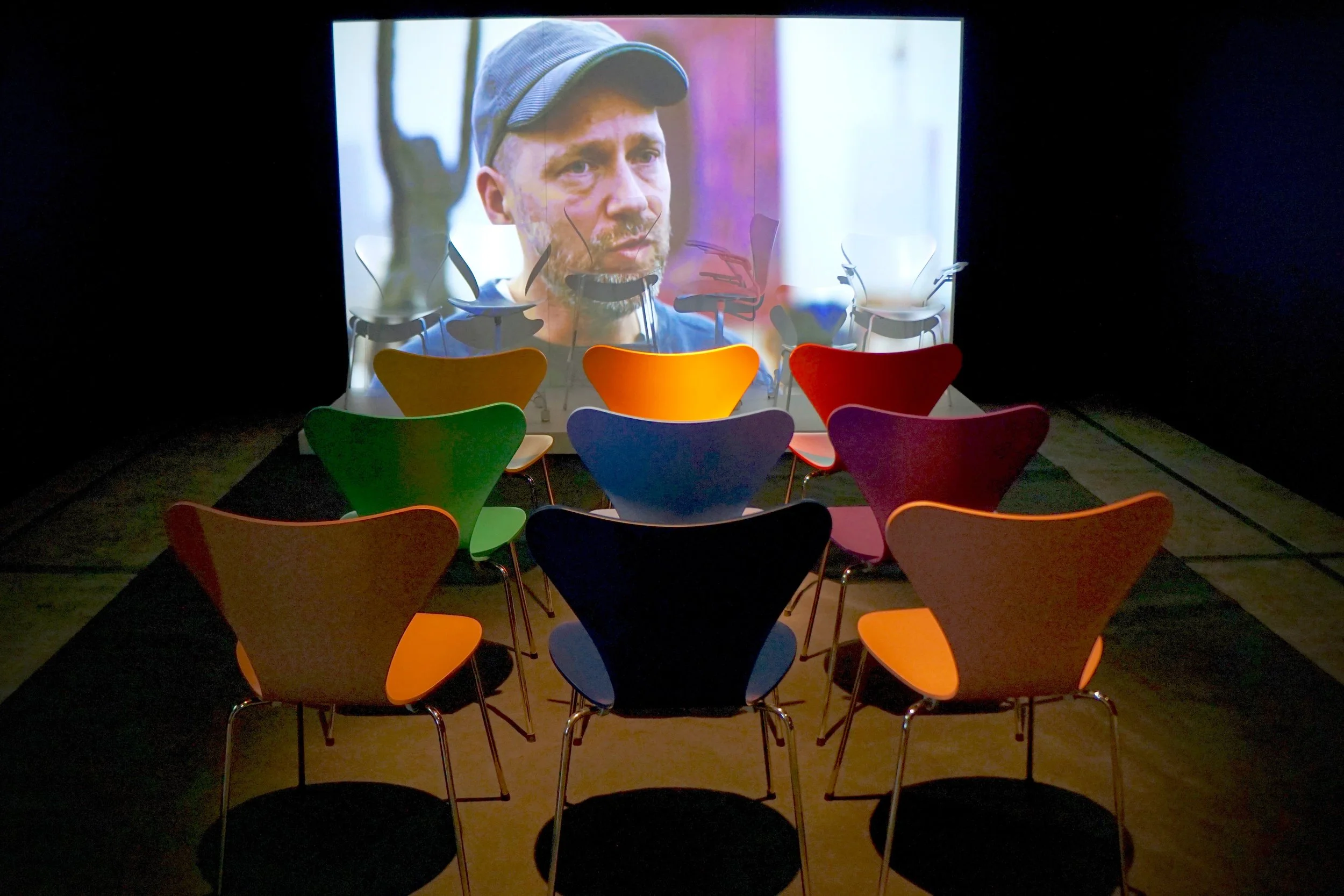 The 7 Chair Installation - originally shown at the Fritz Hansen Showroom, Milan, 2015