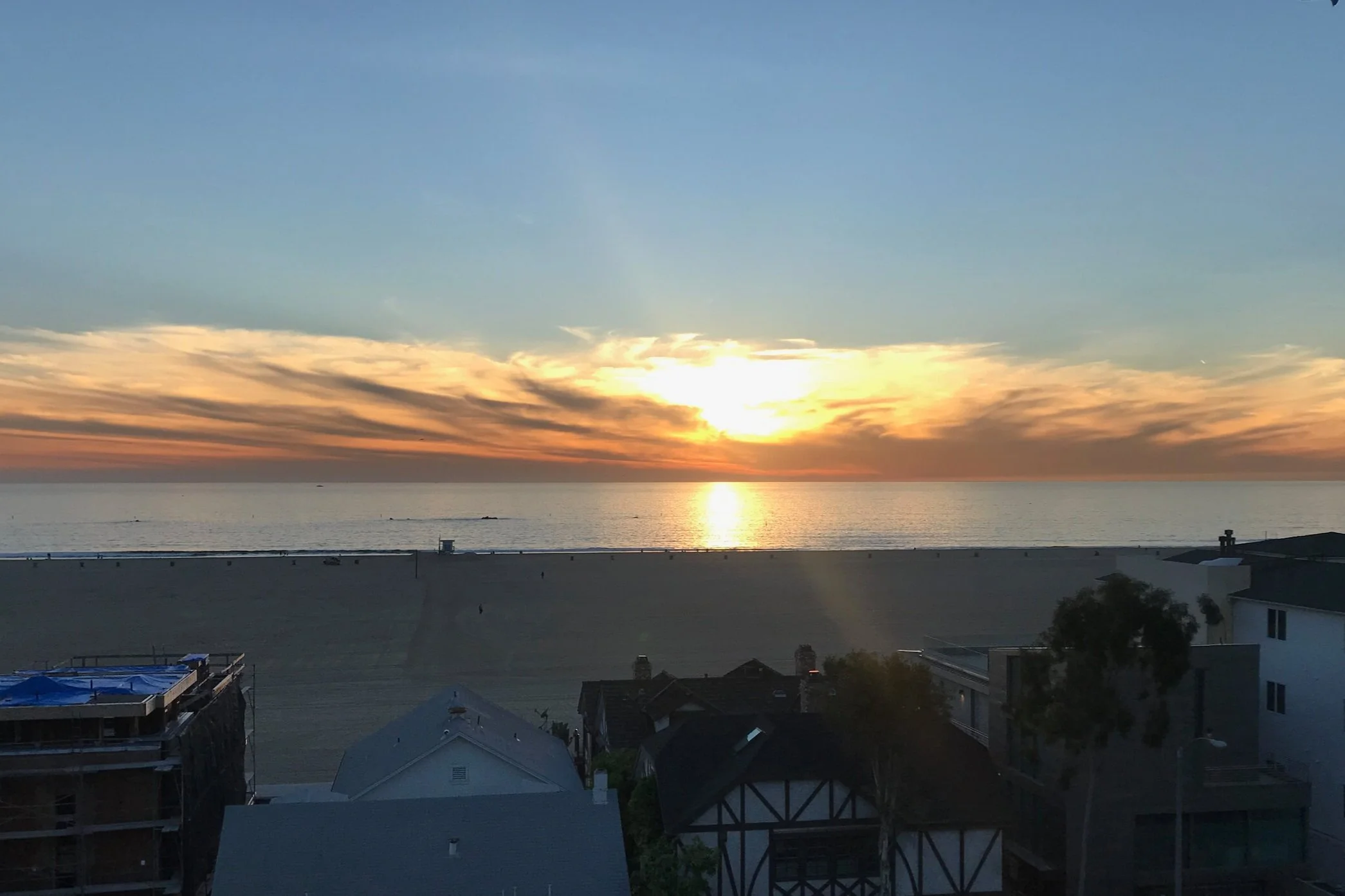  Sunset from our hotel room 