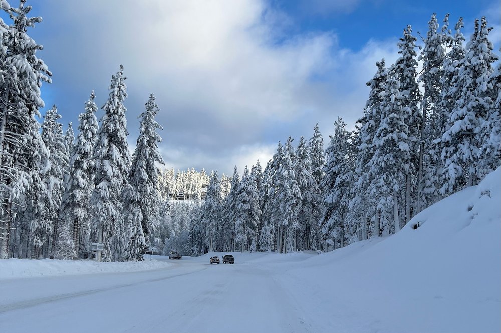 Highway out of Tahoe