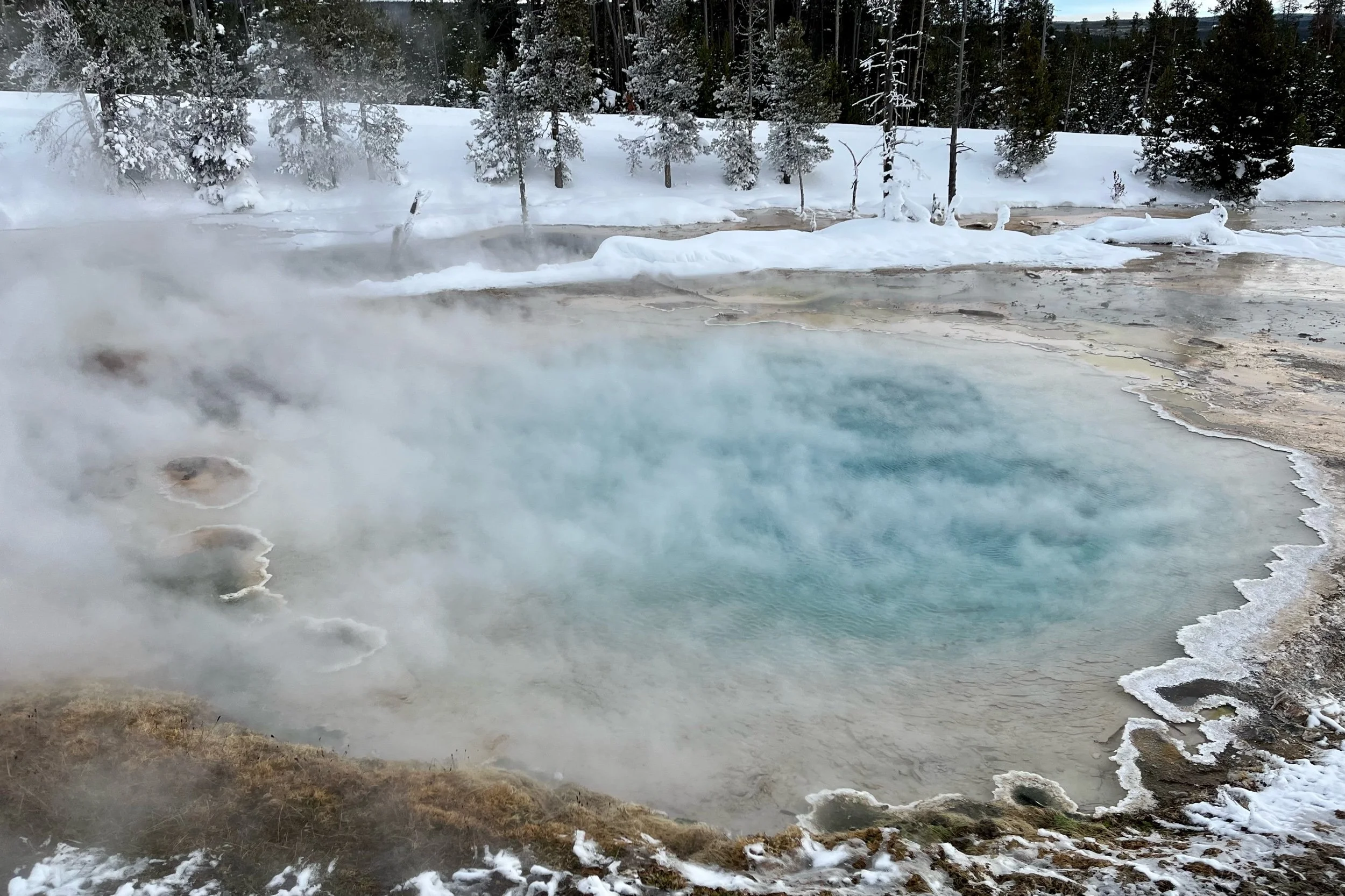 A hot spring