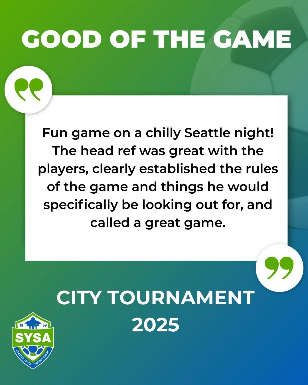 GU13 | LC Volts vs LVR Golden Warriors 

Good of the Game - City Tournament 2025