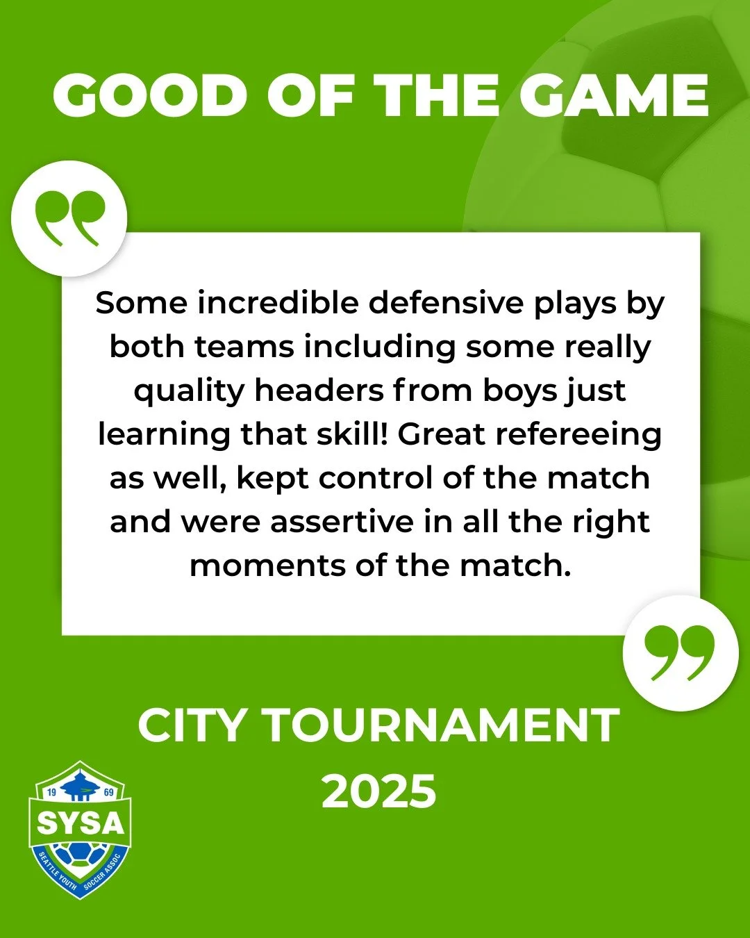 BU12 Gold - HW Cobra Spiders vs SL King Kongs

Good of The Game - City Tournament 2025