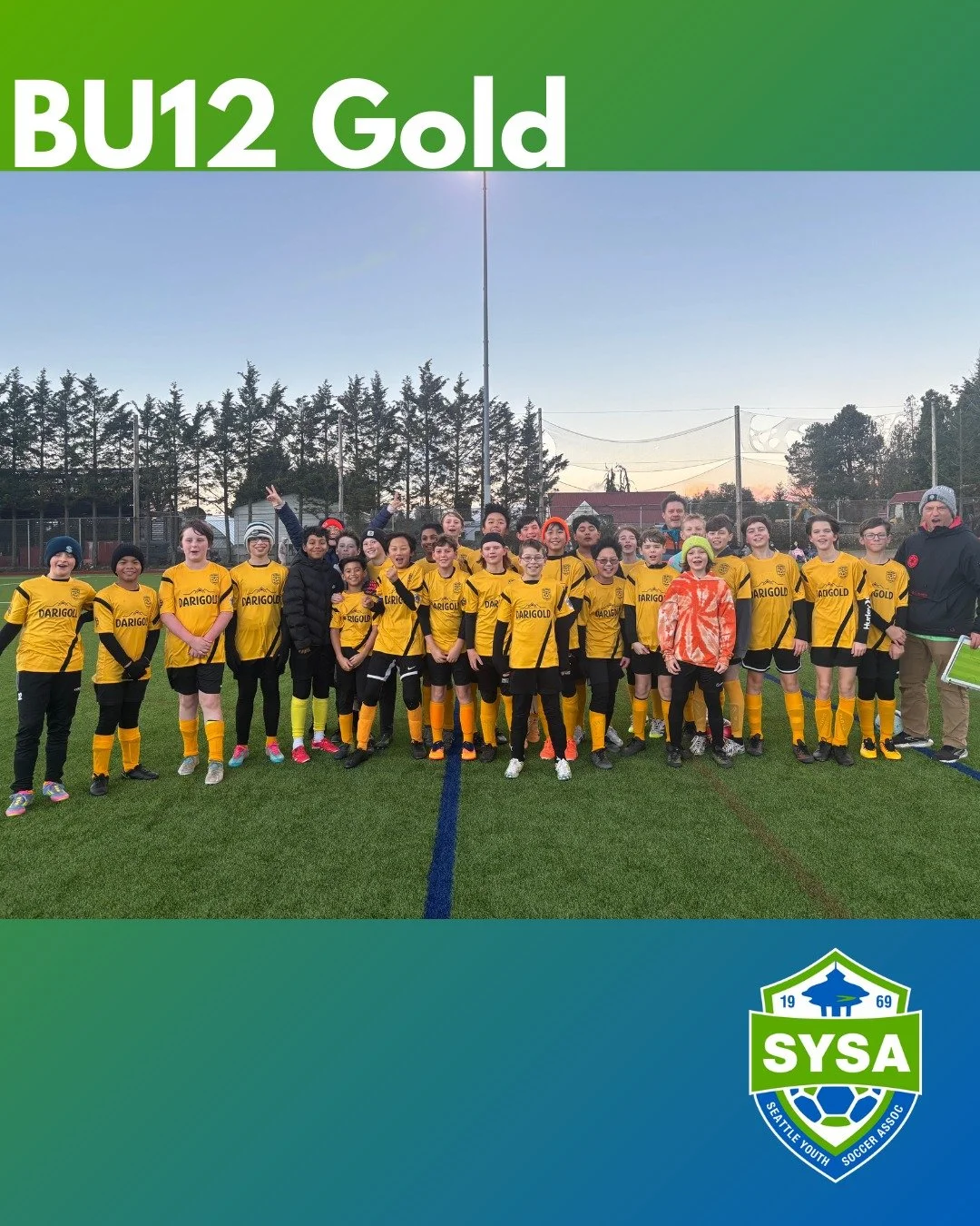 Two BU12 Gold teams who have a long history playing together (or against). 

📍Jefferson Field during the 2025 City Tournament

Thanks for sharing with photos@sysa.org 

@darigoldnw #darigold