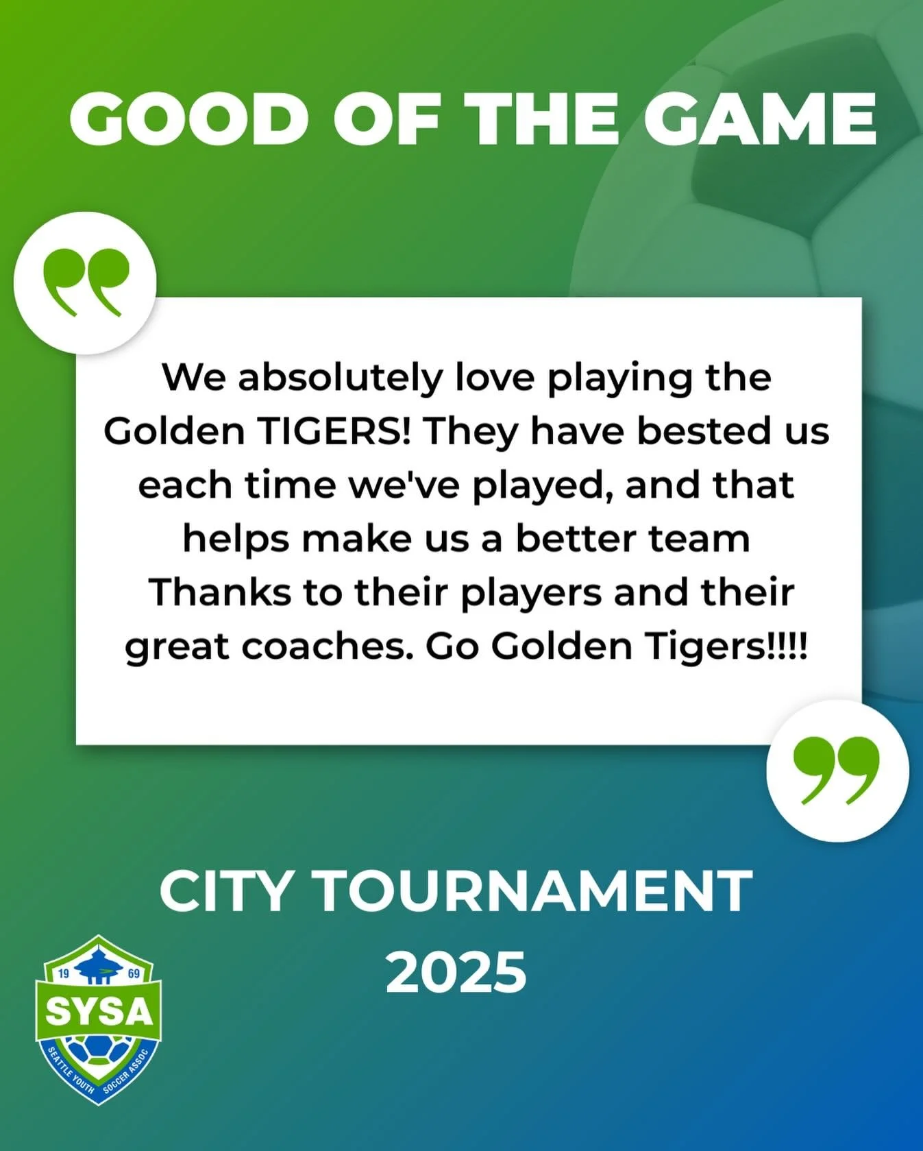 GU12 | Mag Fireflies vs HW Golden Tigers

City Tournament 2025