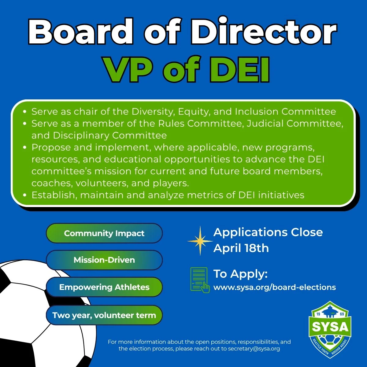 The VP of DEI shall:

Serve as chair of the Diversity, Equity, and Inclusion Committee

Serve as an ex officio member of the Rules Committee, Judicial Committee, and Disciplinary Committee

The Diversity, Equity, and Inclusion (DEI) Committee shall: 