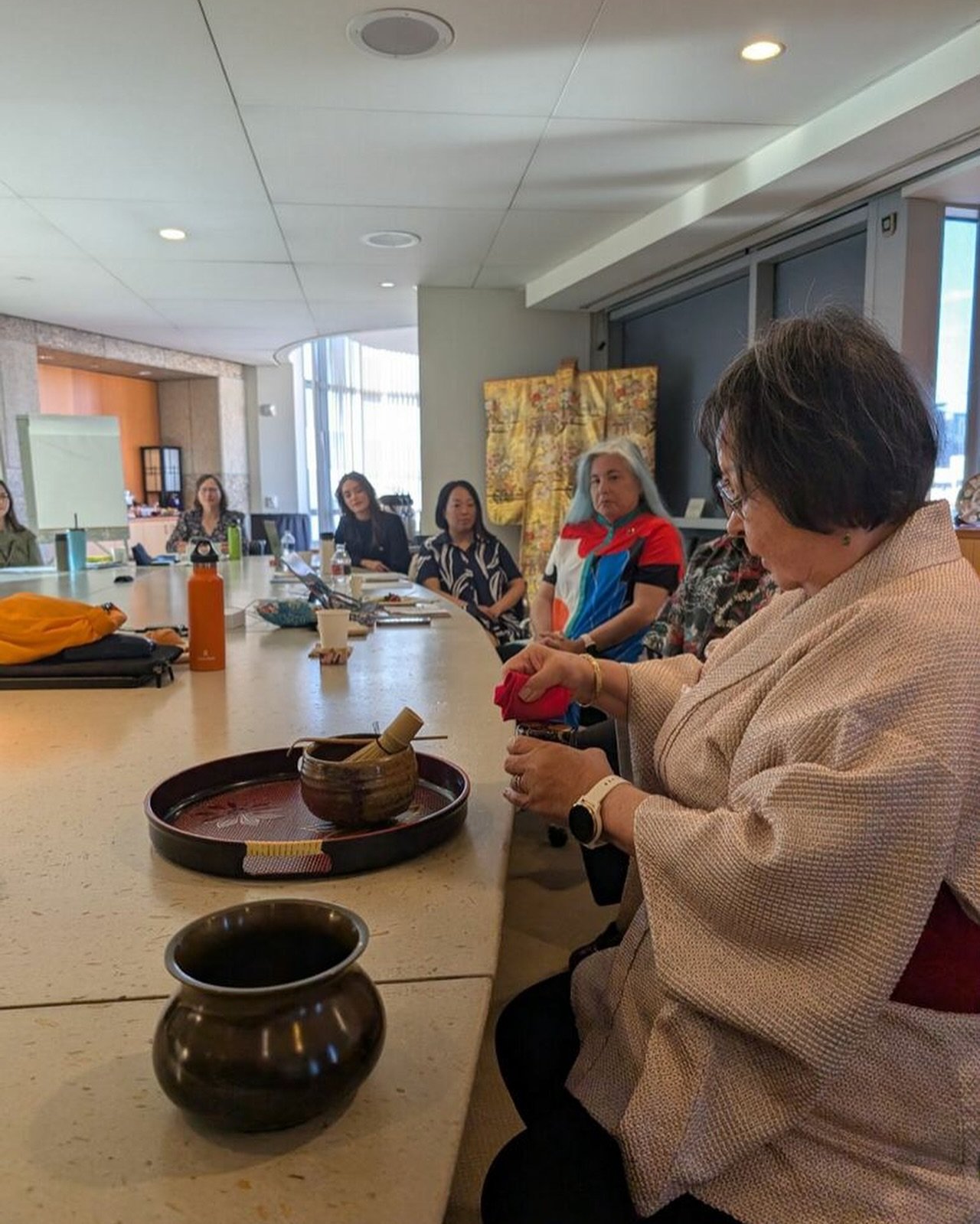 The Board convened in Los Angeles for this year&rsquo;s in-person meeting where we made some great strides for the Foundation. As part of our new-member initiation and to set the tone for the weekend, Anne Oda led a traditional tea ceremony and taugh