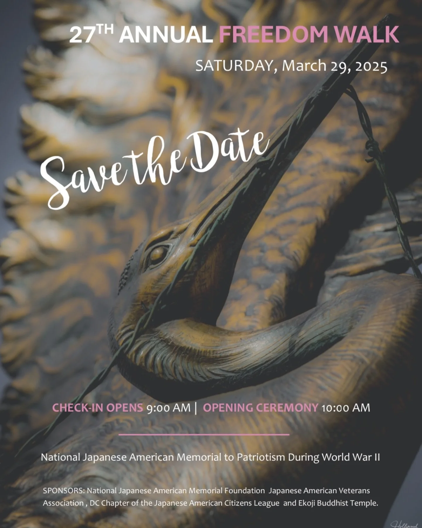 Join us on March 29 for this year&rsquo;s Cherry Blossom Freedom Walk! 🌸