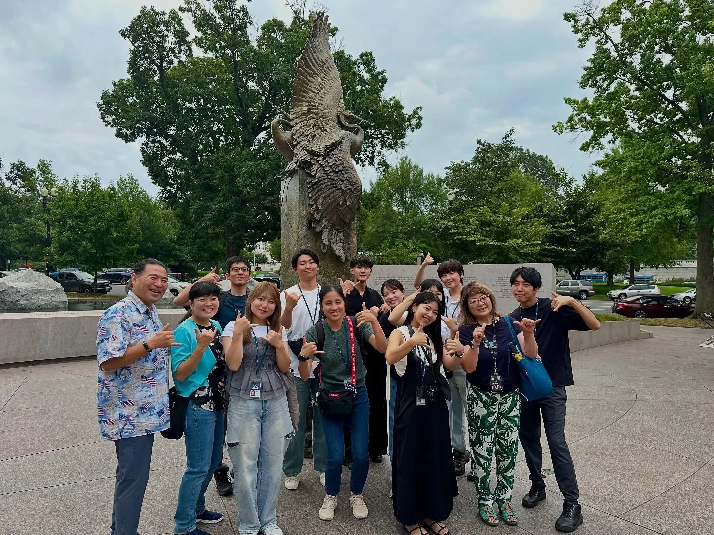 An awesome tour with a group of Japanese students hosted by GW University! A special thank you to our Board Member Mark for using his Japanese skills