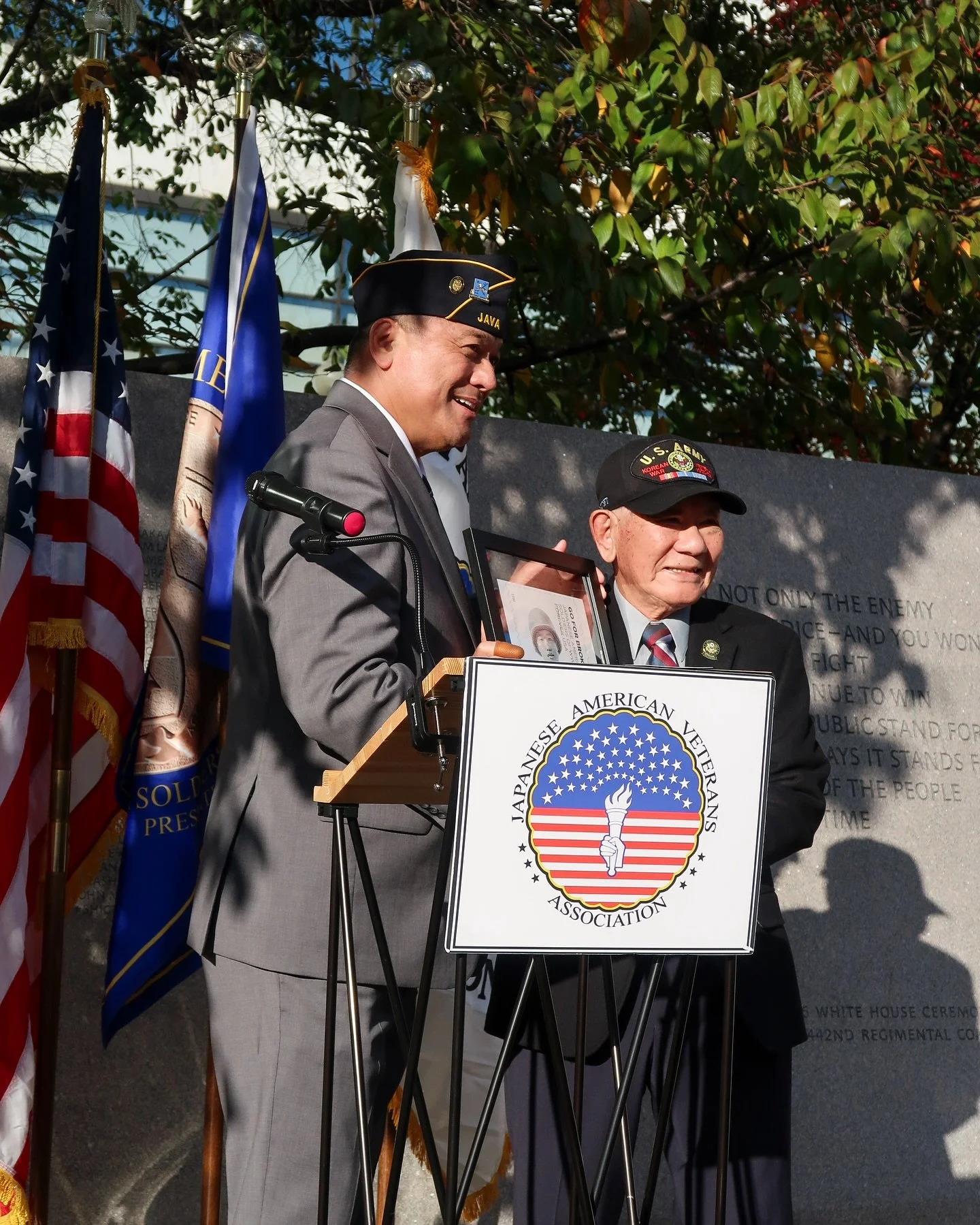 Thank you to our veterans! The Memorial had a powerful day of programming for Veterans Day from conducting a student tour in the morning to hosting our annual event with JAVA in the afternoon.

This year&rsquo;s service featured a keynote speech from