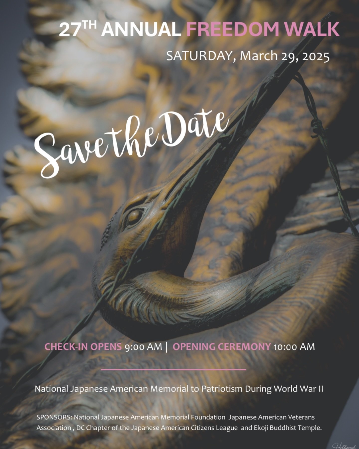 Join us on March 29 for this year&rsquo;s Cherry Blossom Freedom Walk! 🌸