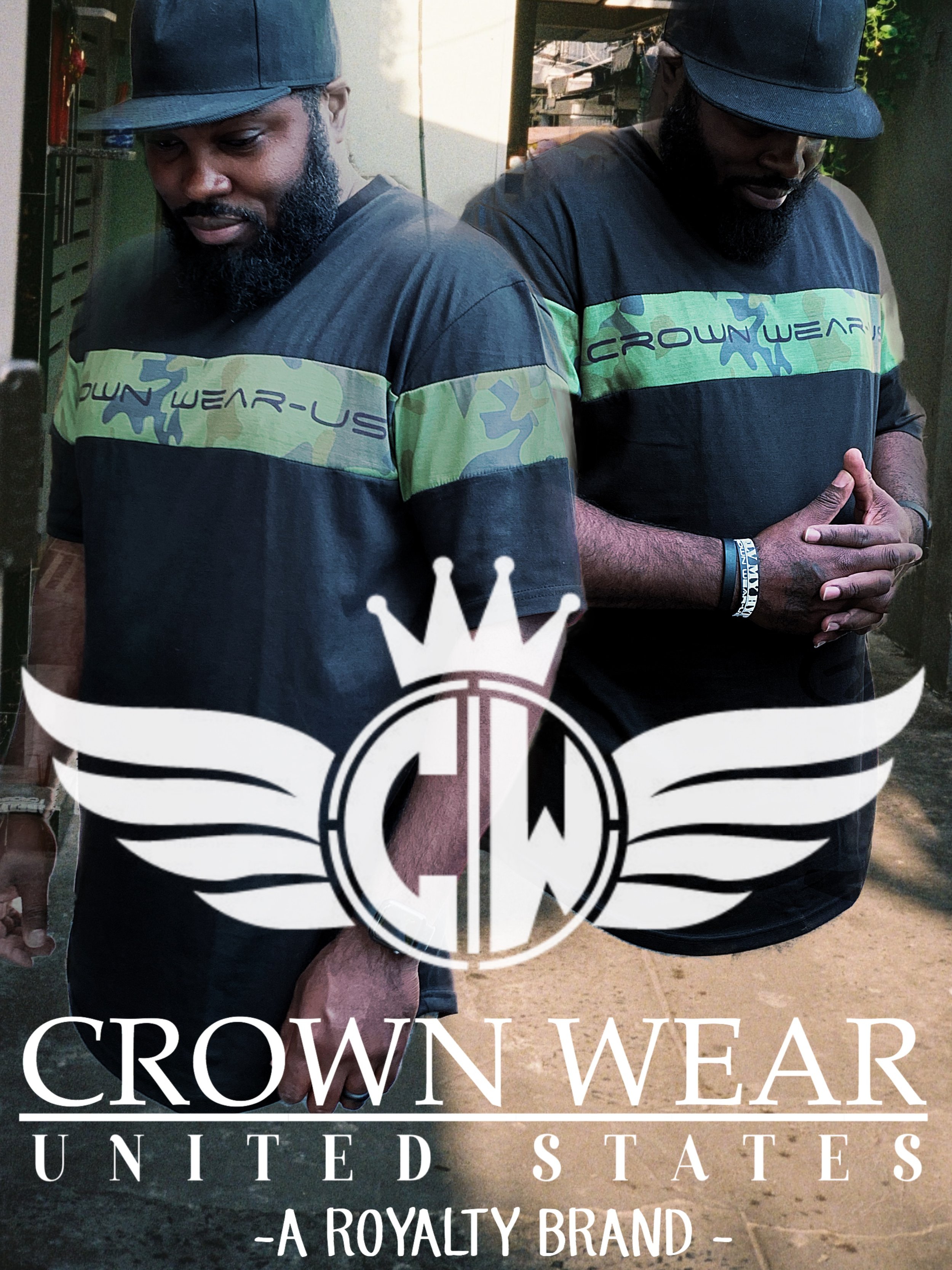 Crown Wear Long Camo Tee