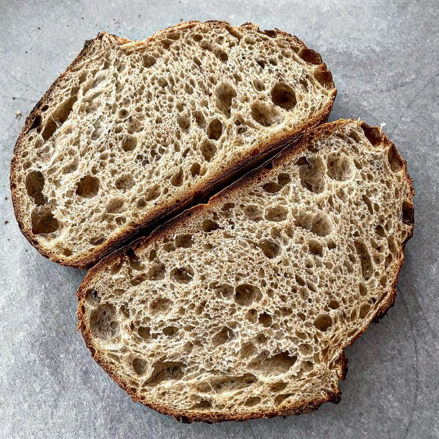 There&rsquo;s beauty in the simplicity of it.
Flour + water + salt + starter = bread.
.
It&rsquo;s like salt on meat over a flame. Humans have done 1000s of things to modify it over the millennia and the most simple form is still amongst the best.
.
