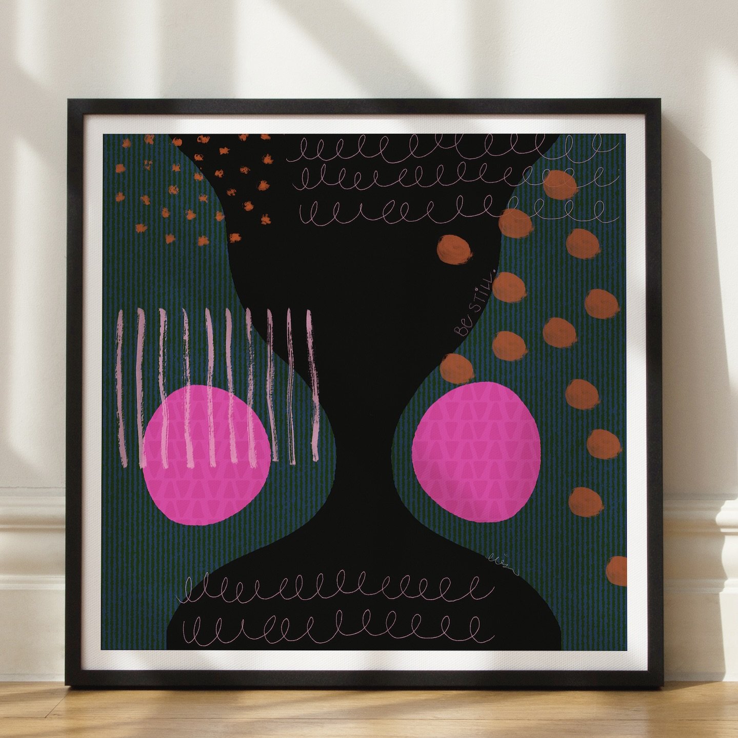 Monday Art Drop ✨
Title: Be Still
Format: Art print + printable (Etsy only)
🛍️ Available now in my Etsy shop: PrettyPopDesign. Link in bio.

A reminder I clearly needed&hellip; so I made it.

Be Still is about pausing, breathing, and not trying to s