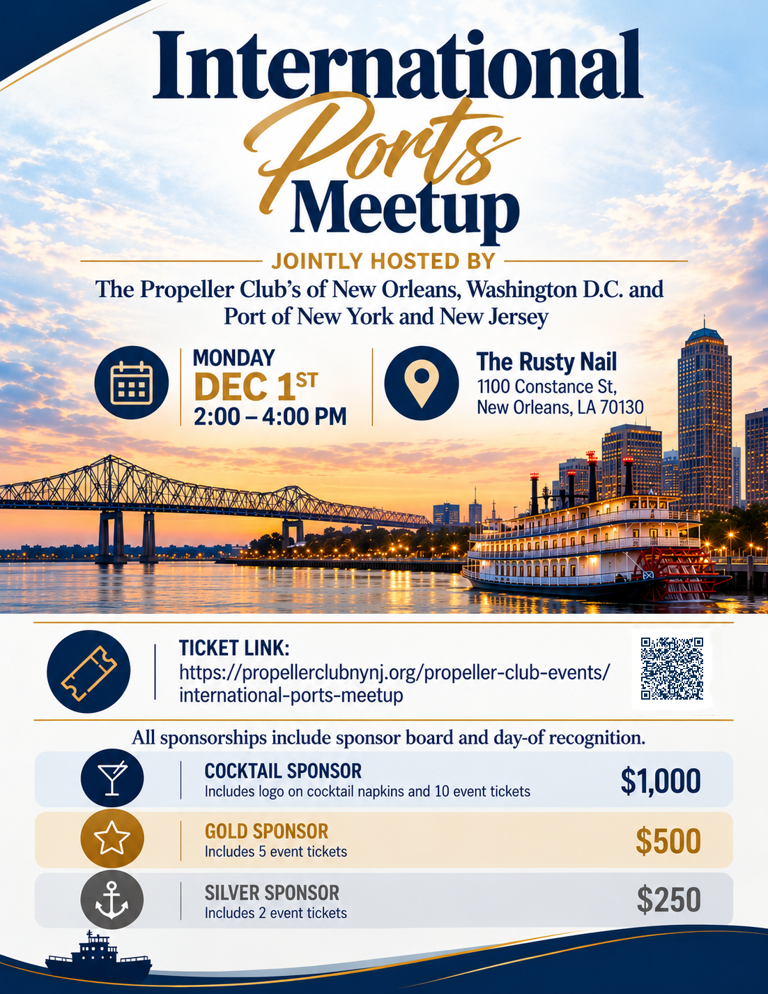 Ports Meetup Flyer