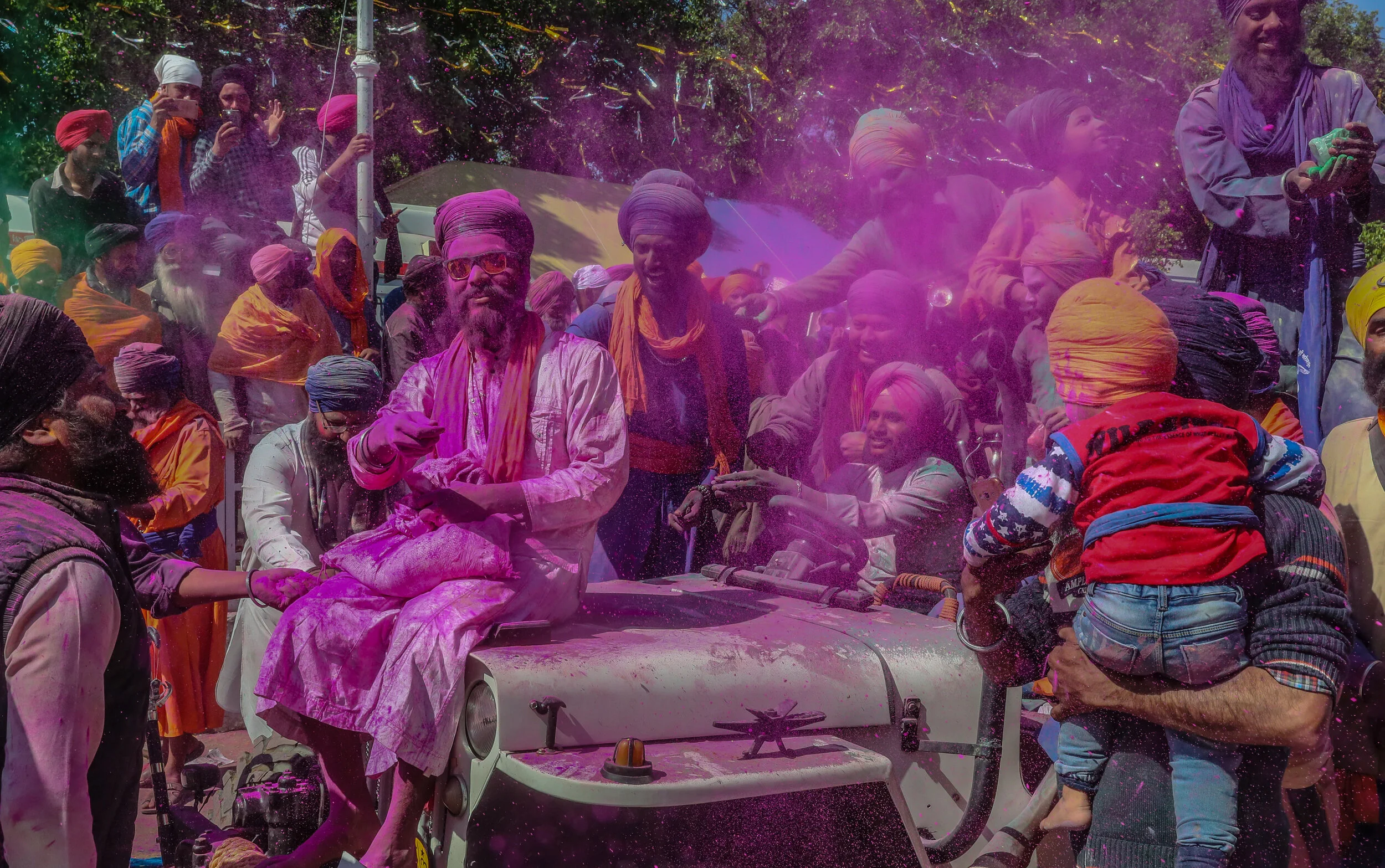 An Explosion of Color for Holla Mohalla, Anadpur Sahib