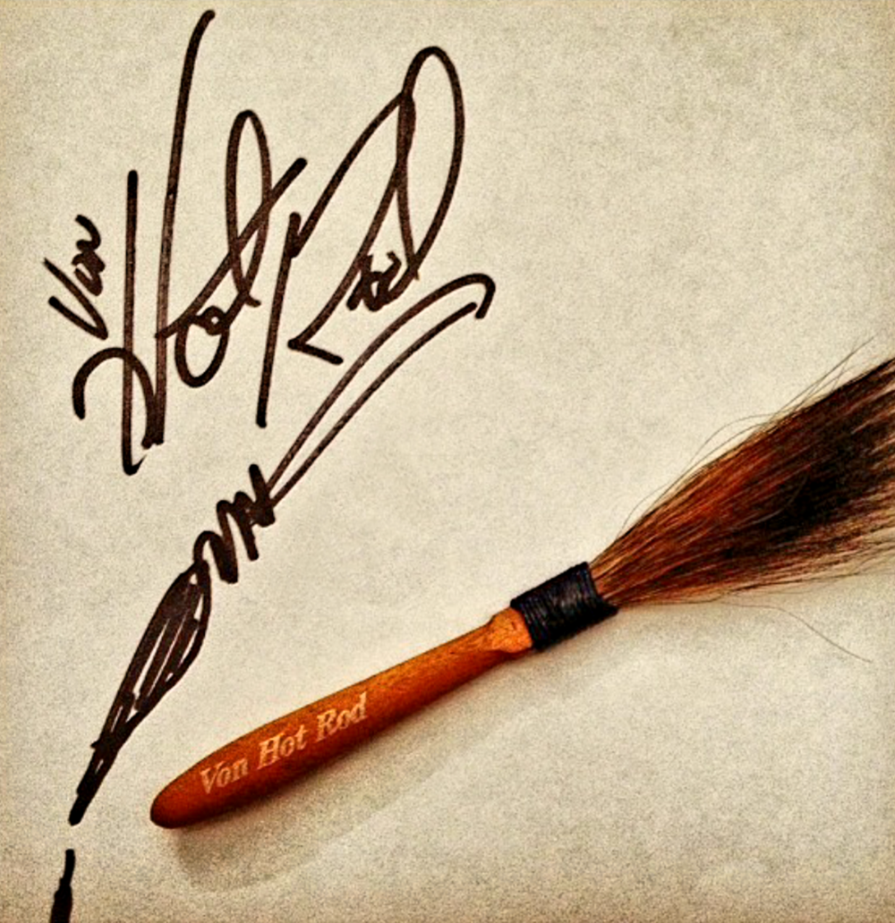 WOOD' - VHR FINE LINE PINSTRIPING BRUSH — Von Hot Rod