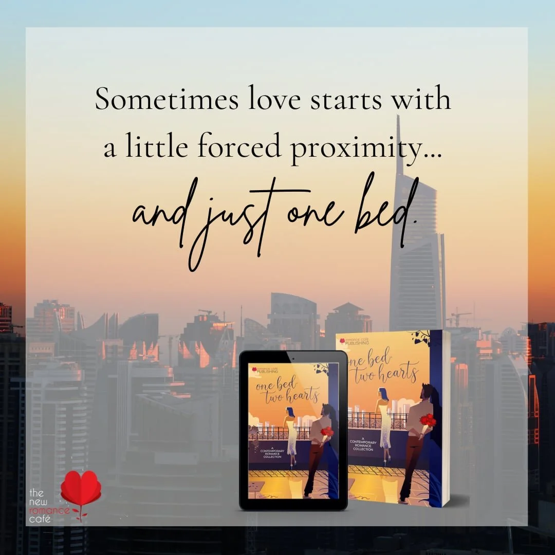 ONE BED, TWO HEARTS - COMING ON THE 16th!!!
*** 5 Days to go ***
Sometimes love starts with a little forced proximity... and just one bed.
In One Bed, Two Hearts, discover a collection of contemporary romance where strangers, friends, and even enemie