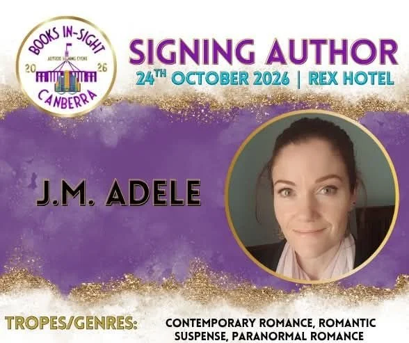 So... this just happened. 😄

🚨✨ Author Announcement ✨🚨

We&rsquo;re so excited to welcome J.M. Adele to BIS Canberra 2026! 💜
Books In-Sight Author Events 

🔥 Smart, sexy, and deeply emotional&mdash;J.M. Adele writes romance you&rsquo;ll feel in 