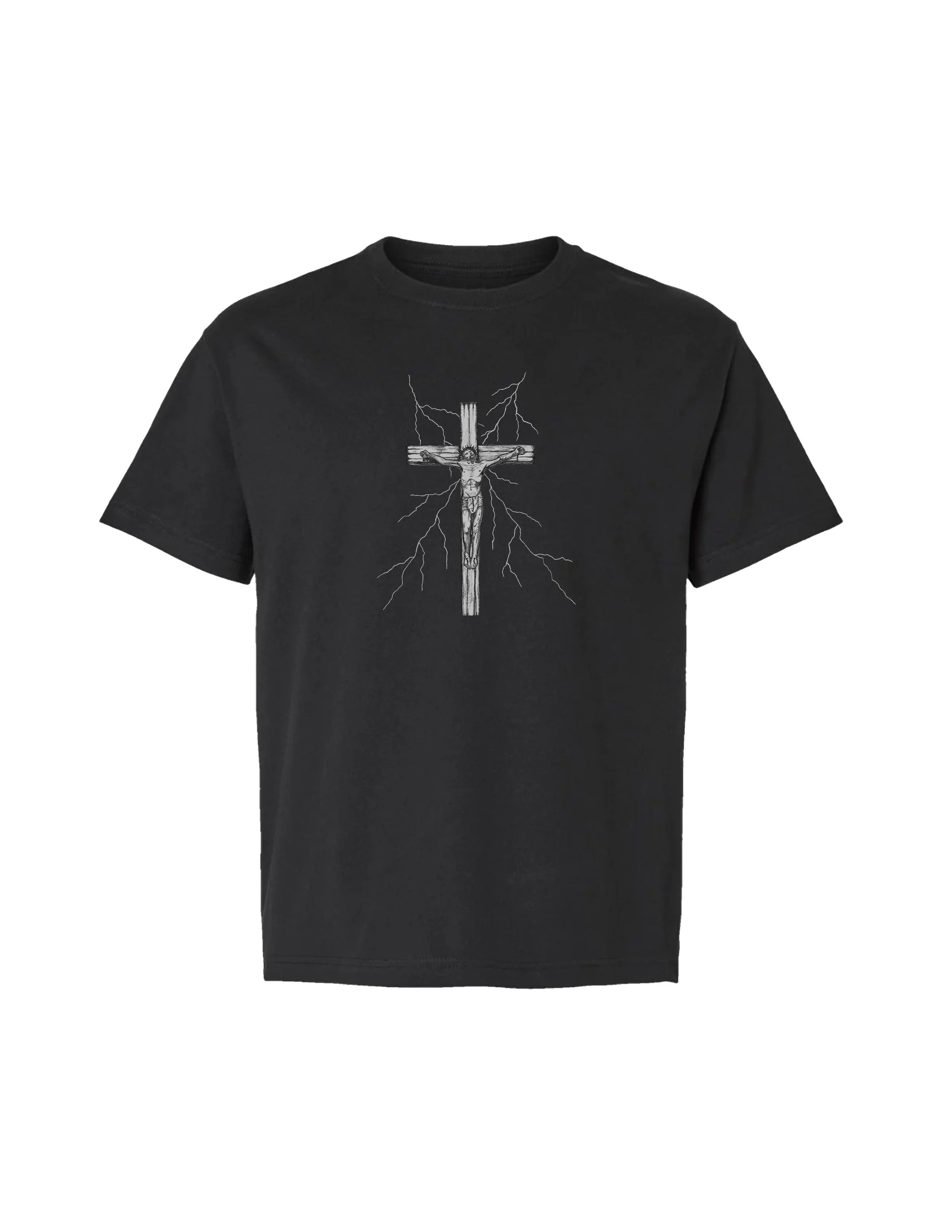 Lighting Cross Heavyweight Adult Tee
