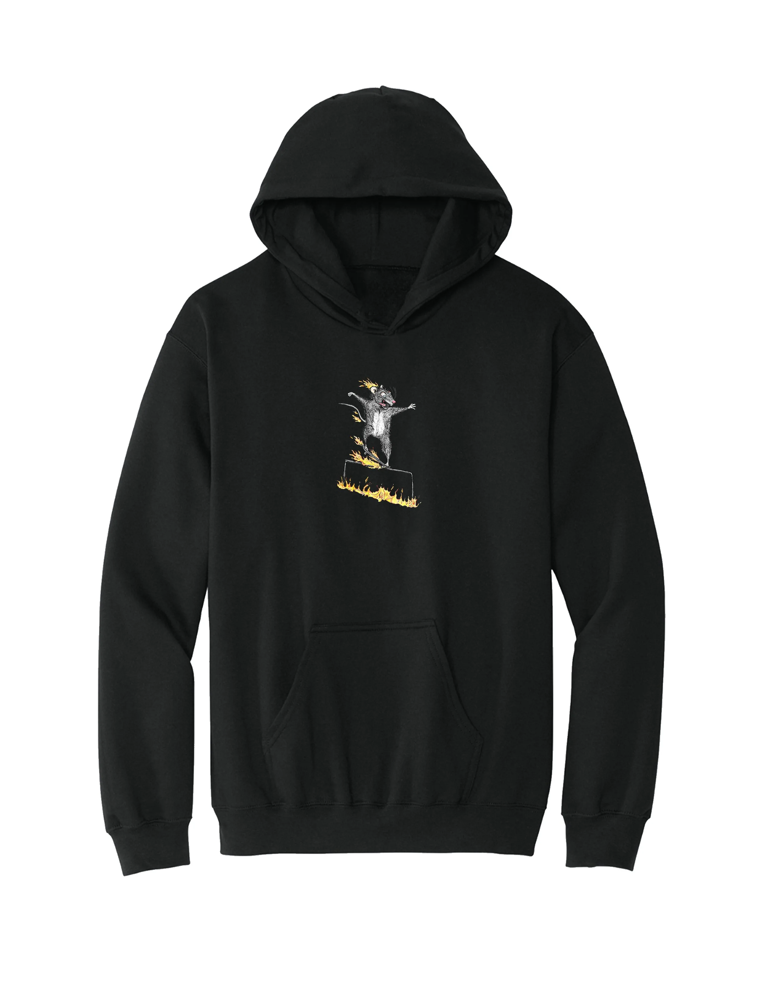 Skate Rat Adult Hoodie