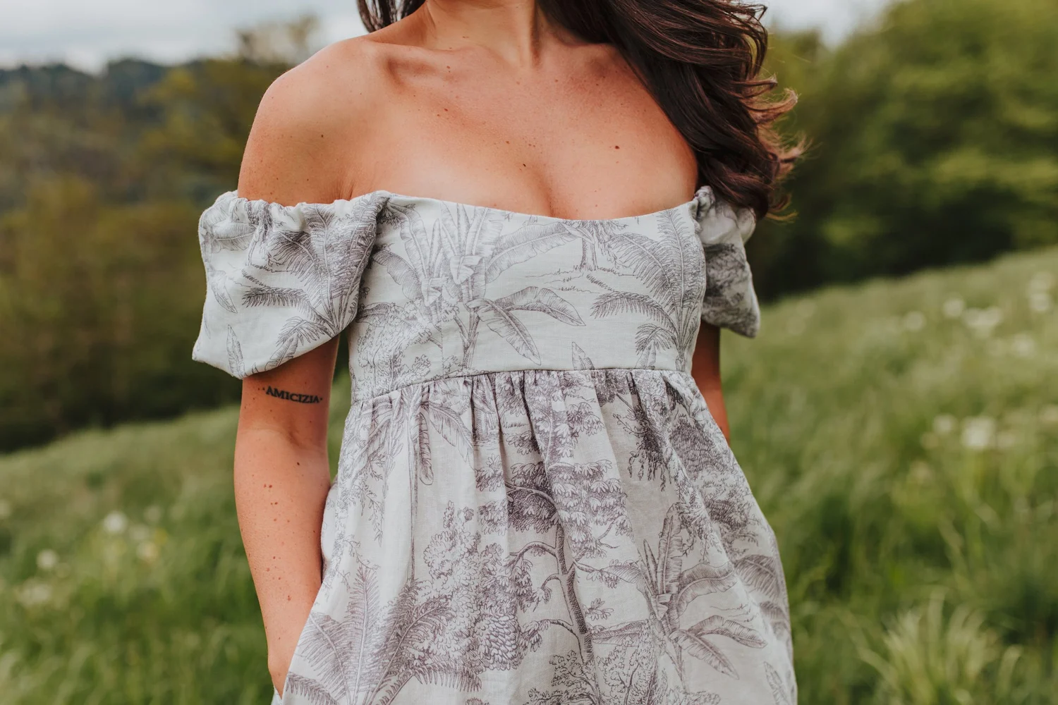 knee length dresses for ladies Daphne Dress Sewing Pattern by Dressmaking Amore – Dressmaking Amóre main image 0