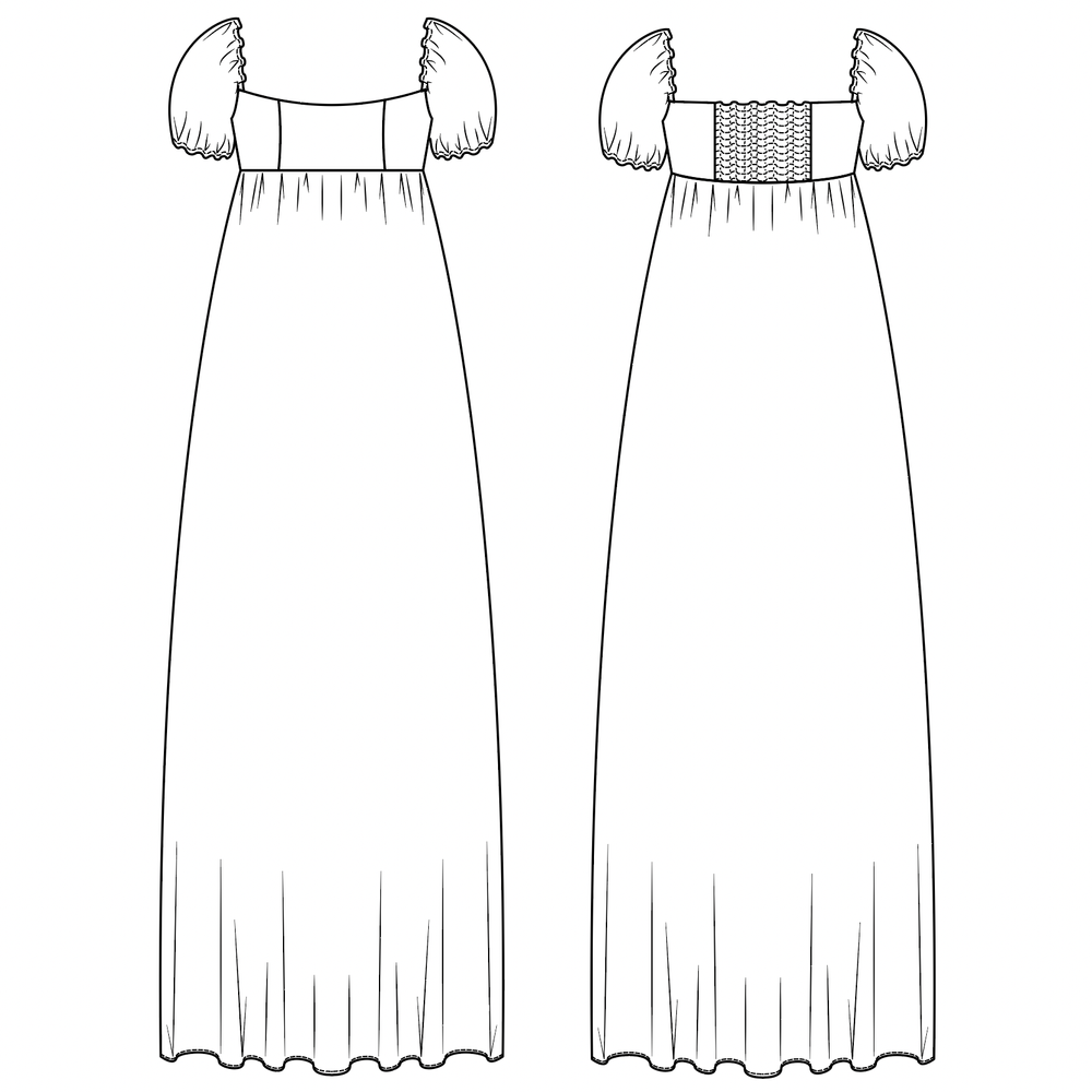 knee length dresses for ladies Daphne High Slit Eyelet Detail Maxi Dress in Blue/White Floral main image 0