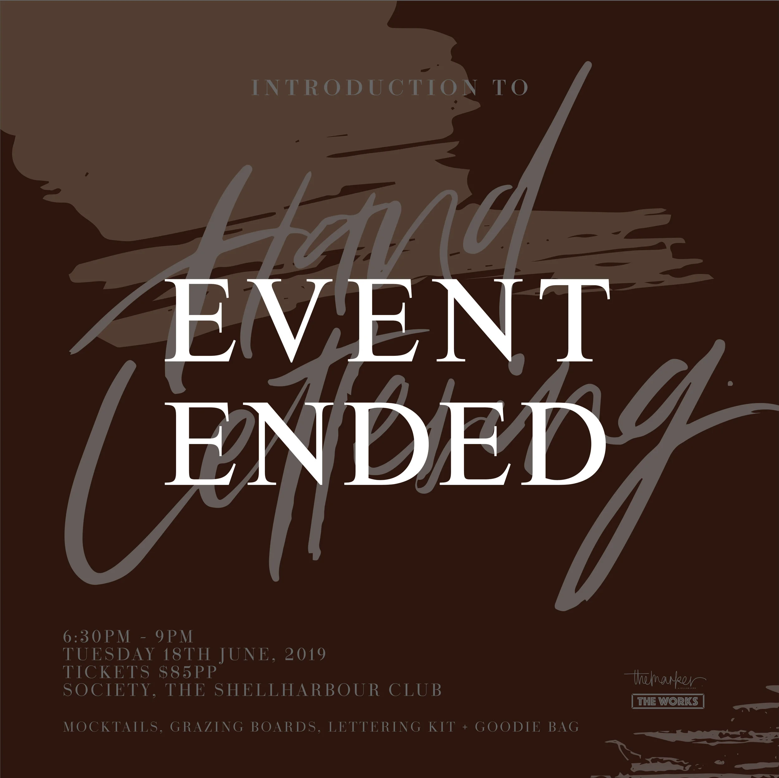 WORKSHOPS — The Marker by Gillian Dinh