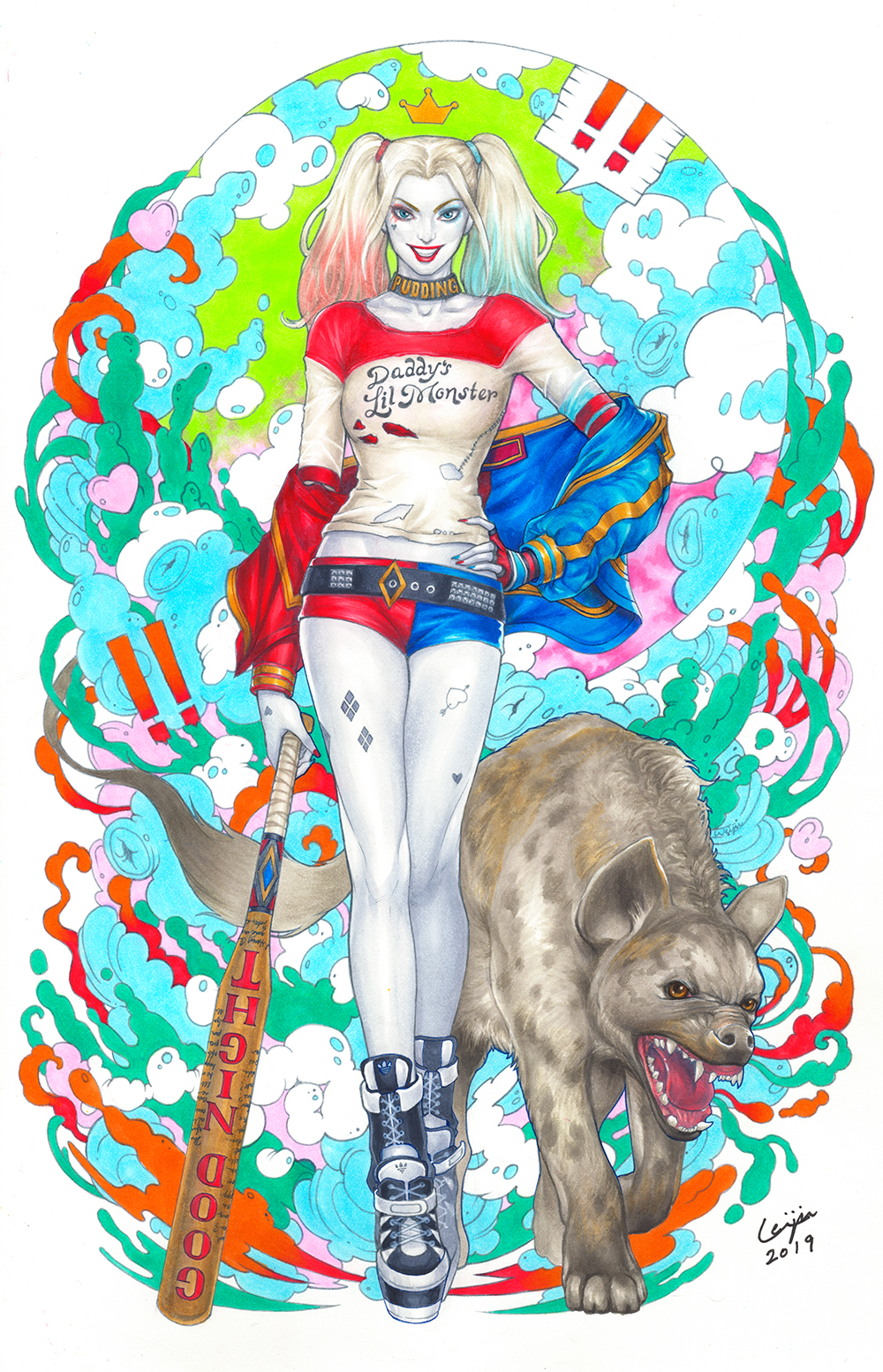 Harley Quinn and her Hyena