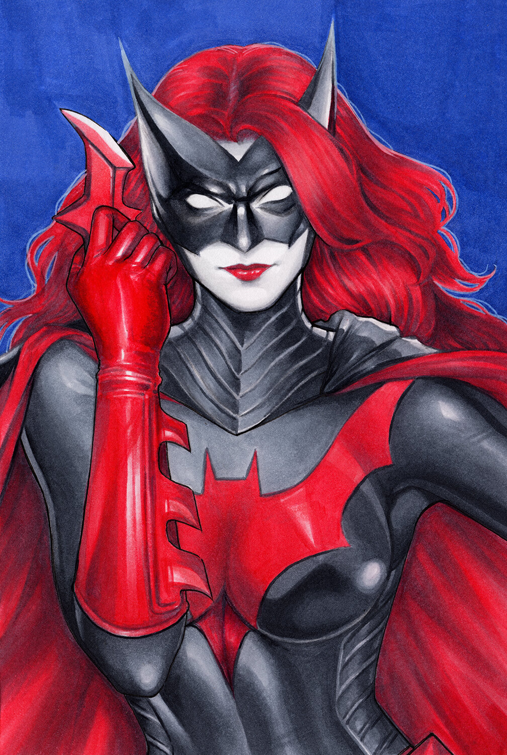 Inktober Day 1: Batwoman