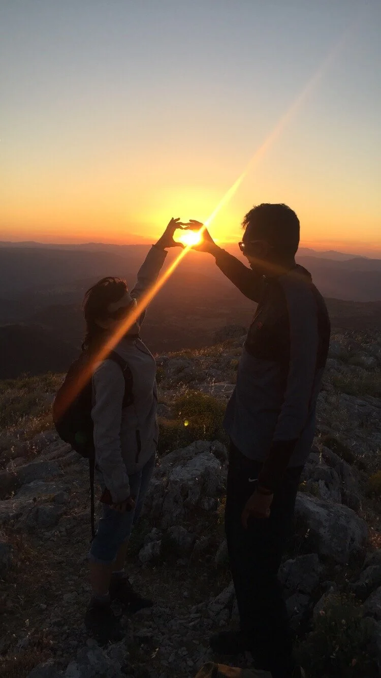 Trekking al tramonto Montalbo Sardegna