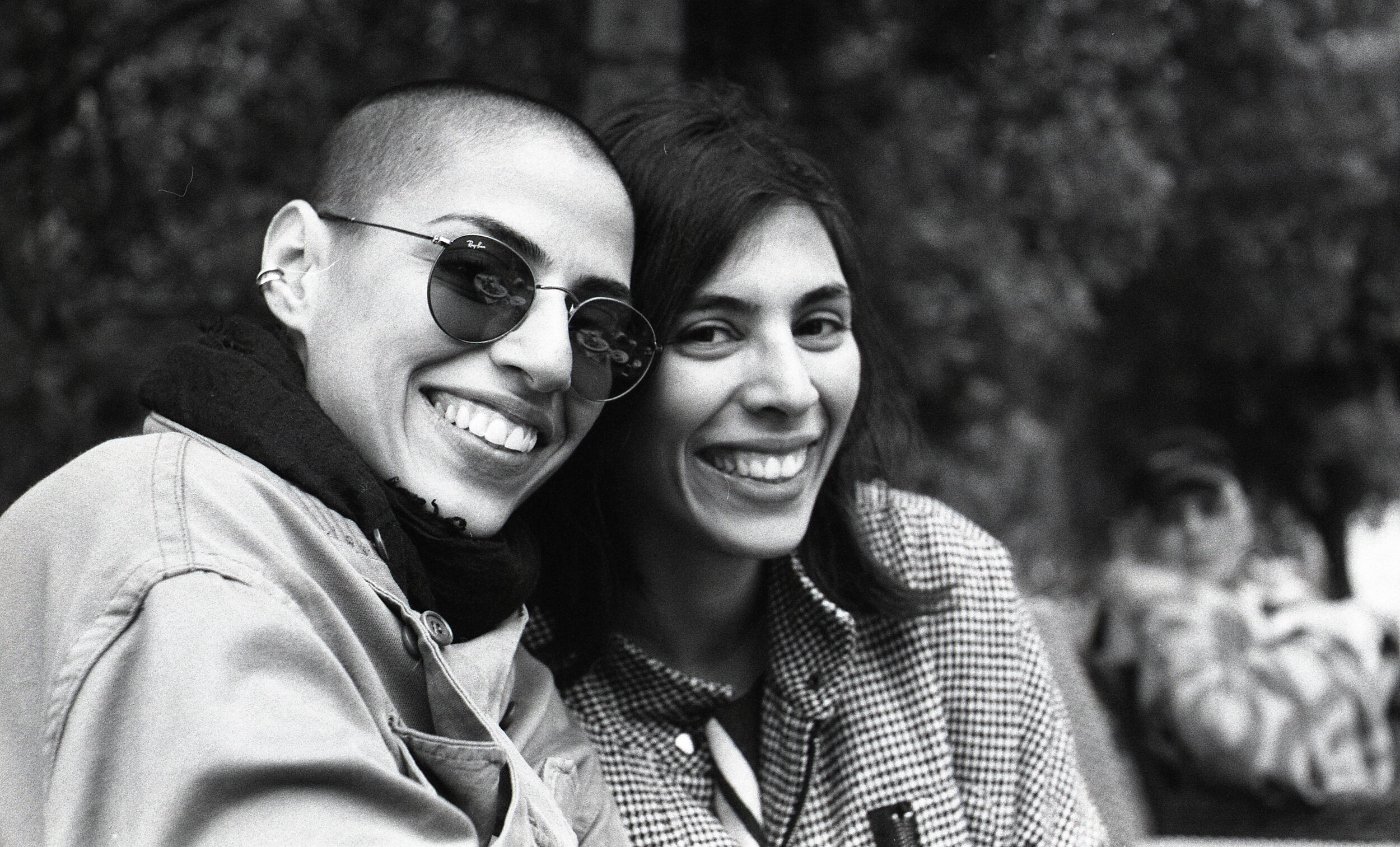 Me and my sister Jinane, shot by Elie Khoury