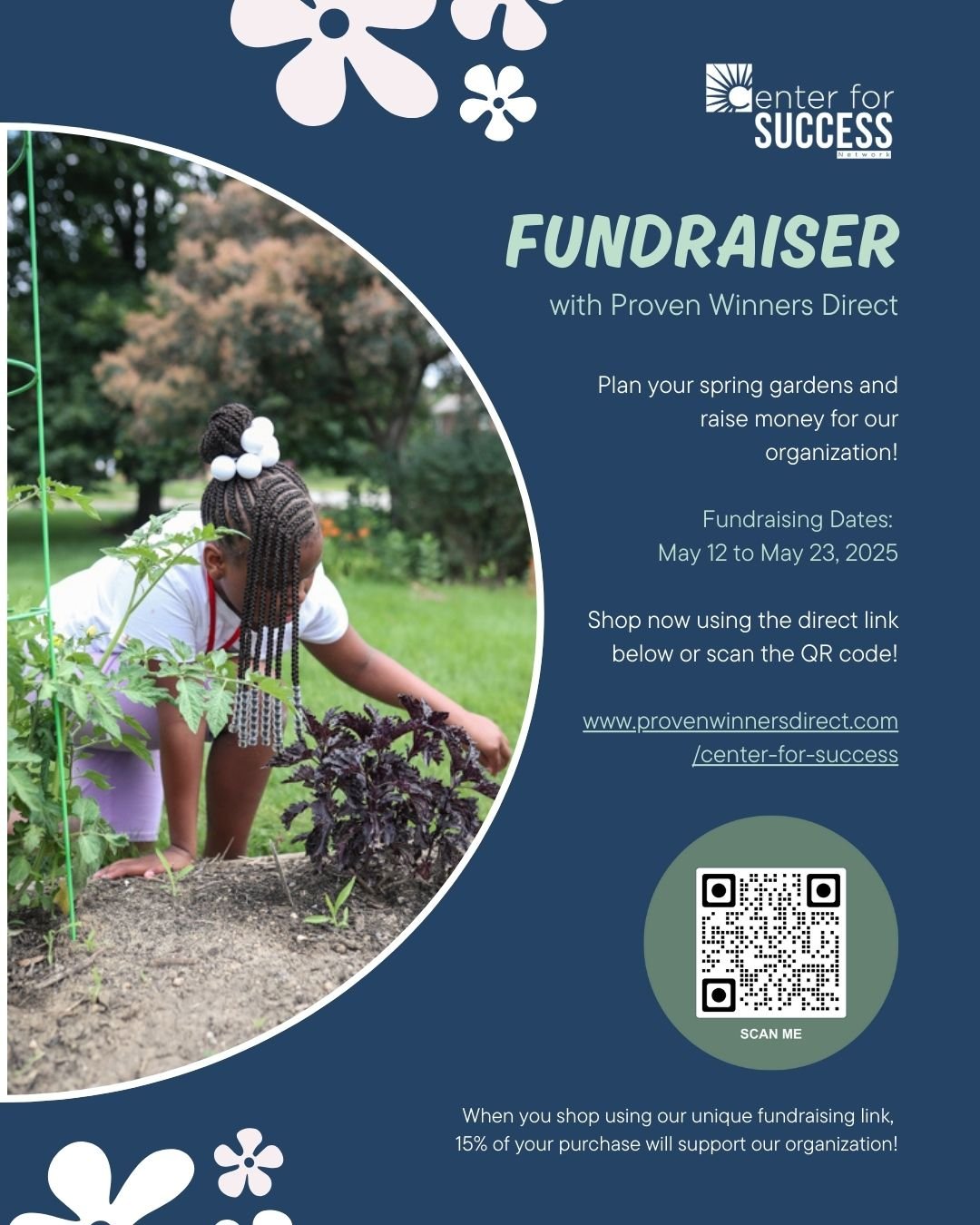 🌺 We&rsquo;re halfway there&mdash;and your support is already blooming!
There&rsquo;s still time to shop our Proven Winners Direct fundraiser and help us reach our goal. 🌸

💚 15% of all sales goes directly toward Center for Success literacy progra