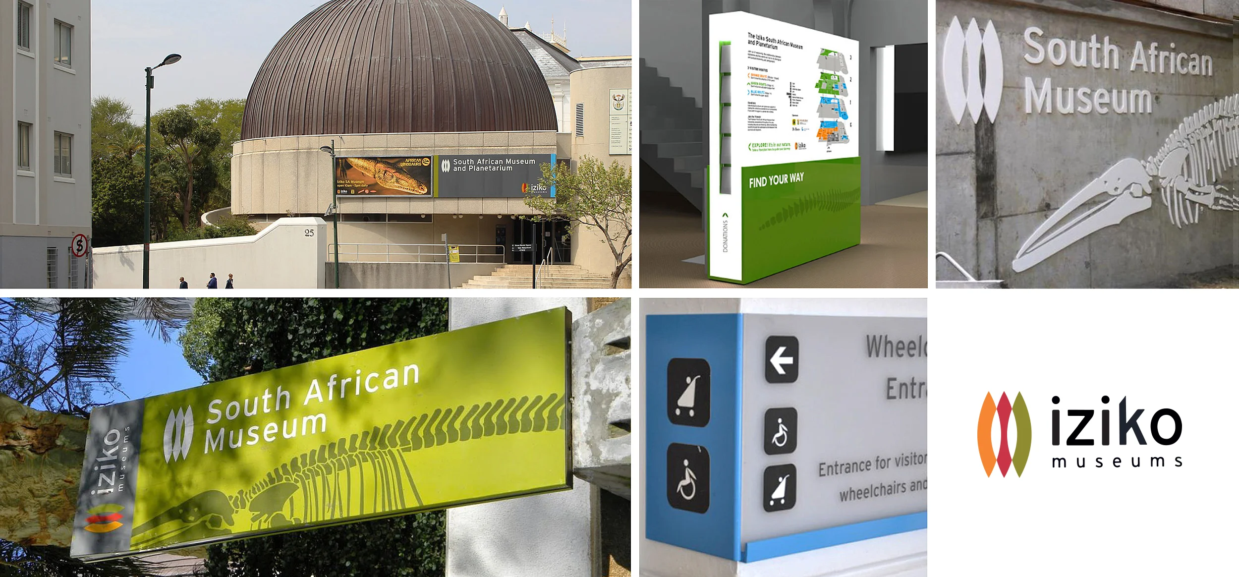 Signage and wayfinding solutions for Iziko Museums, Cape Town