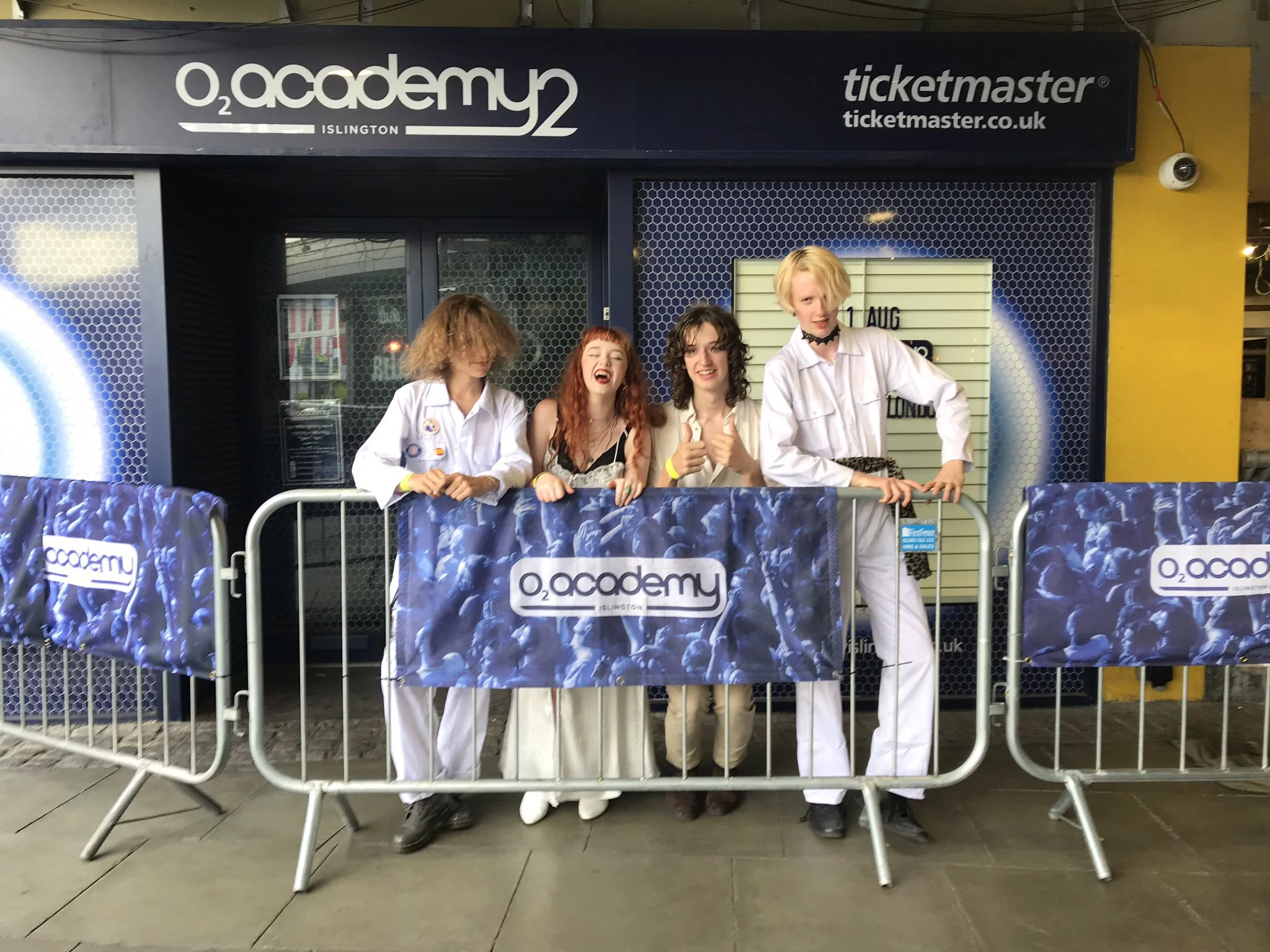 Outside the O2 Islington