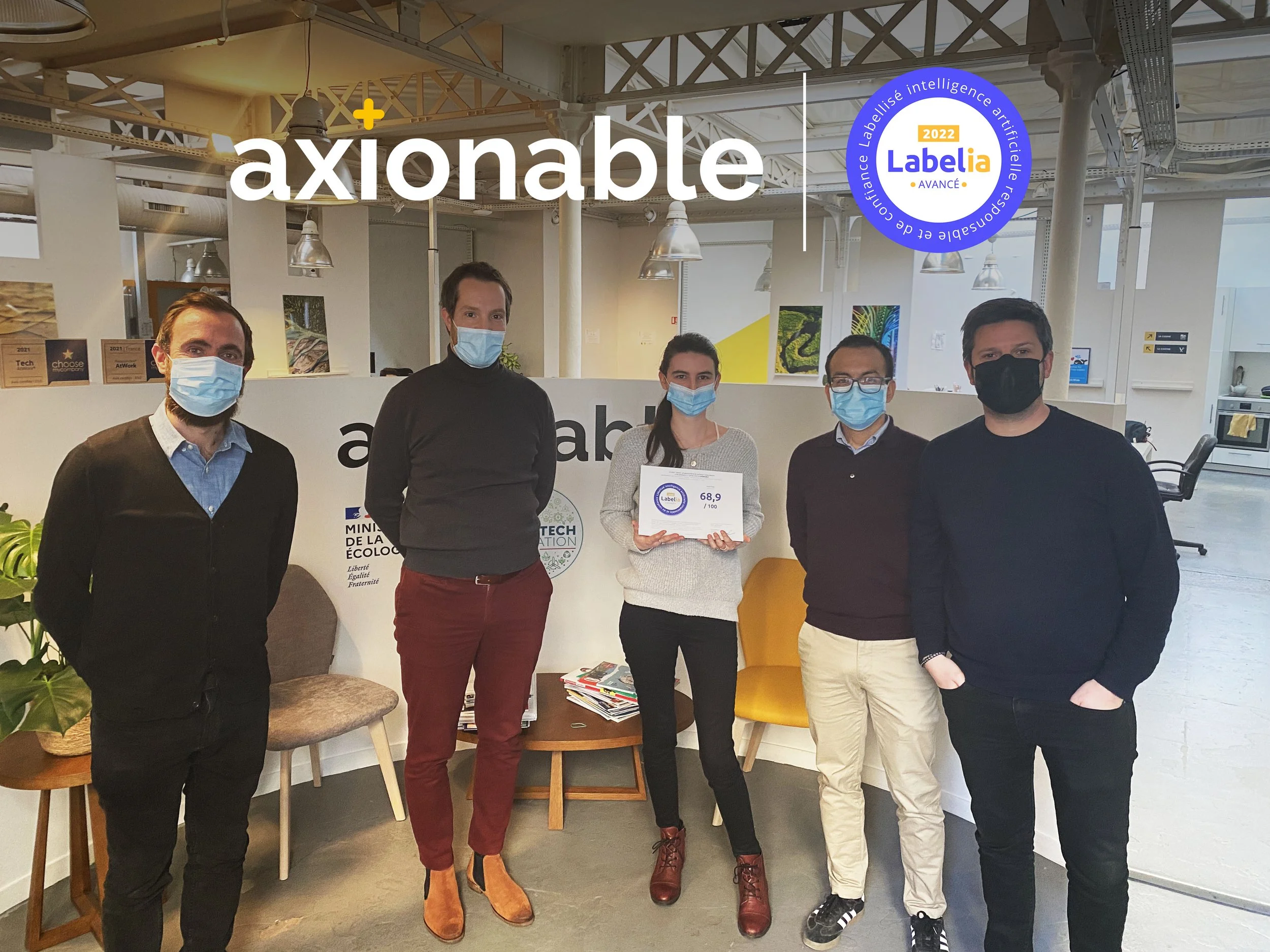 Axionable obtient le premier label « Labelia - IA responsable et de confiance »
