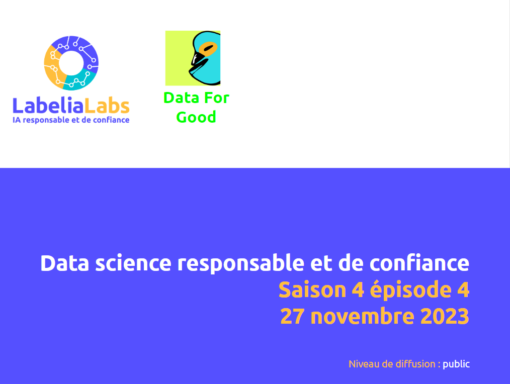 Replay Meetup Data Science Responsable et de confiance - S04E04