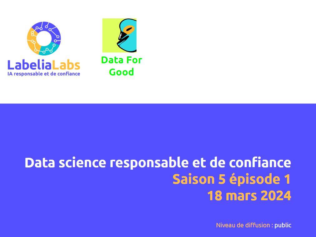 Replay Meetup Data Science Responsable et de confiance - S05E01