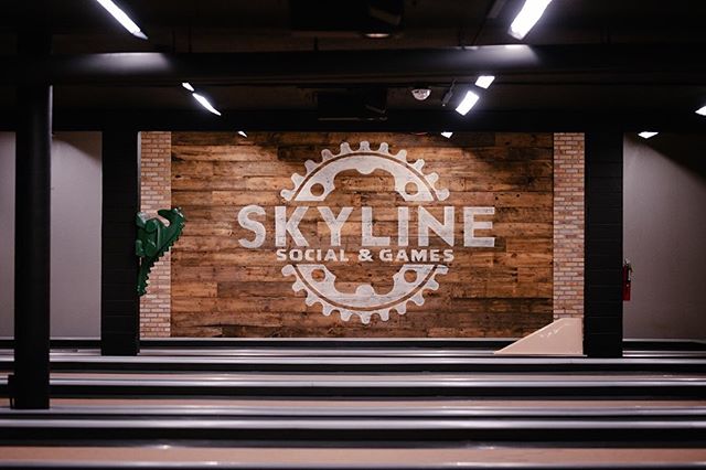 @skylinesocialandgames used our reclaimed paneling for their latest update. Give us a call if you want to give your business or home a historic accent. 715-718-4410 
#reclaimedwood