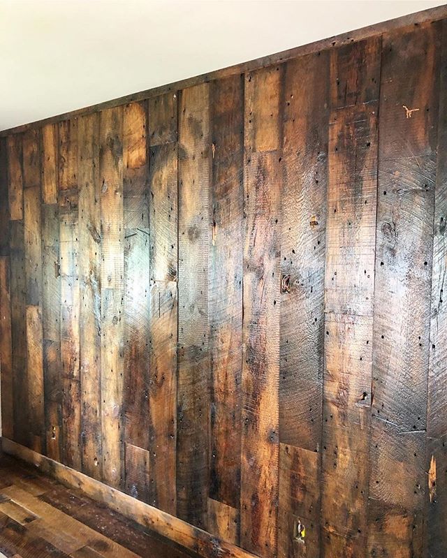 @enterprisewood using @oldglobewood Reclaimed Pine Paneling. #handcrafted #handcraftingyourvision #enterprisewoodproducts