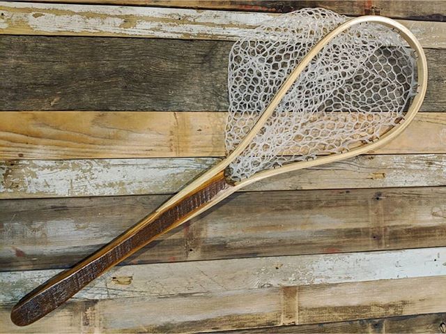 @damgoodsandgear is doing a giveaway on his page, featuring a landing net with old Globe reclaimed pine! #smallbusiness #smallbusinesssaturday