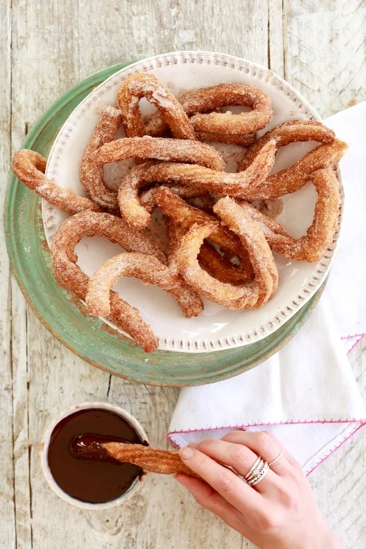 Churros & Chocolate Sauce