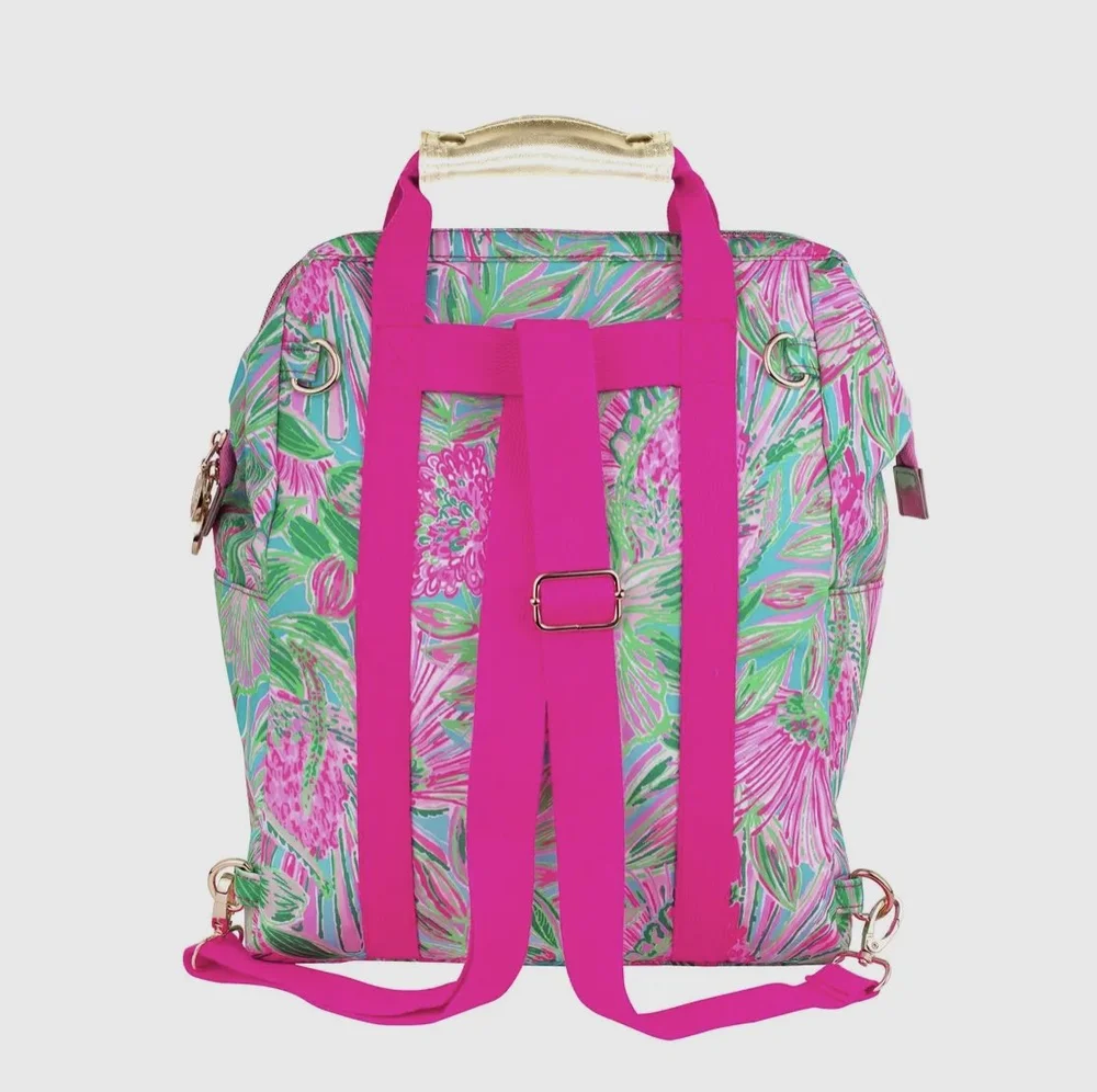 NWT Lilly Pulitzer Backpack Cooler Coming in Hot Lilly Pulitzer Backpack Cooler, Coming in Hot– Monogram Market main image 2