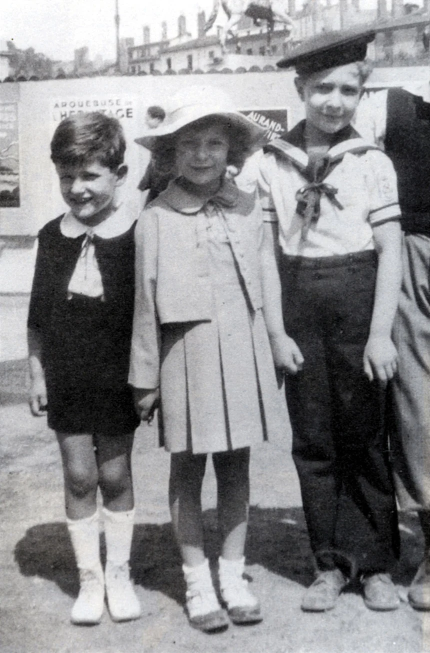 Photographie de Elie, Jacques et Janine Goldschmidt - Lyon