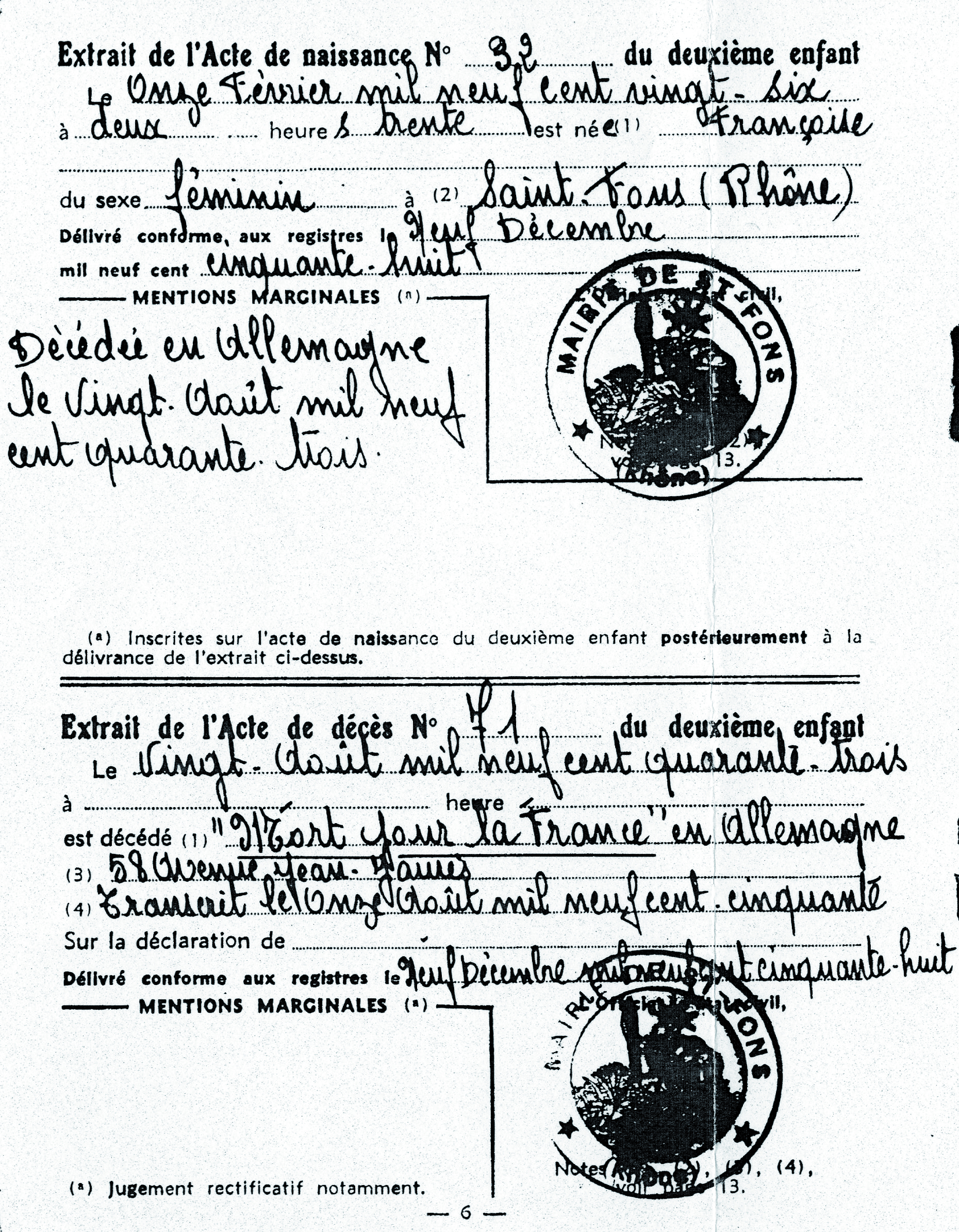 Kadosh / Saint-Fons