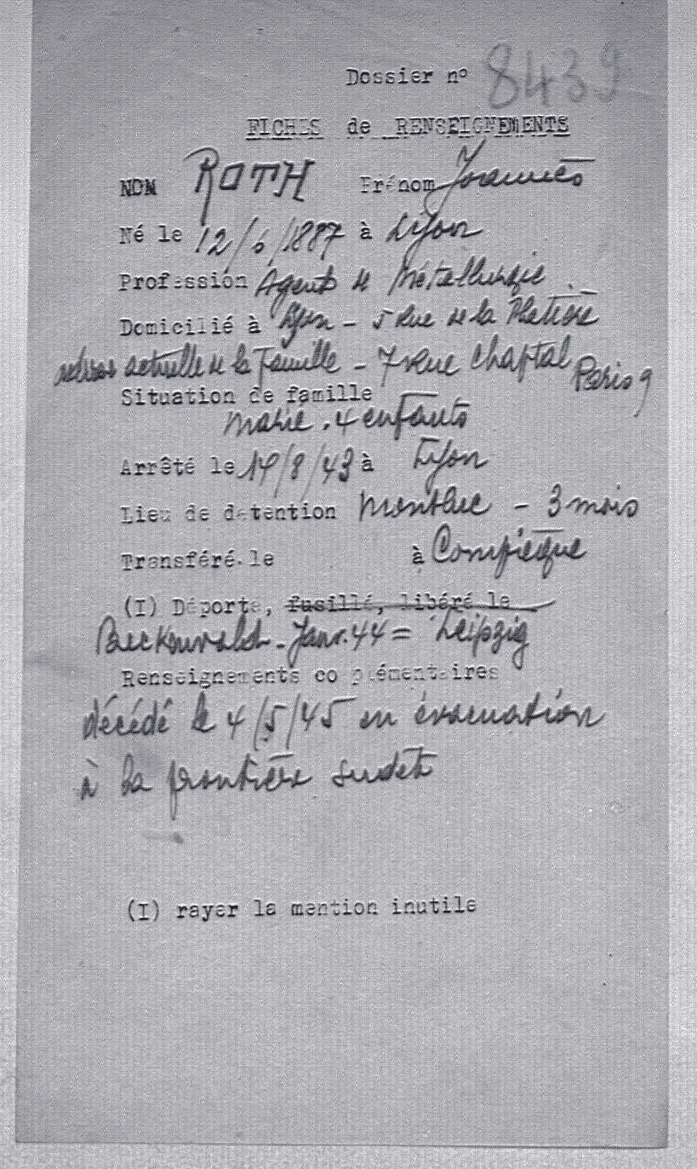 Roth / Lyon