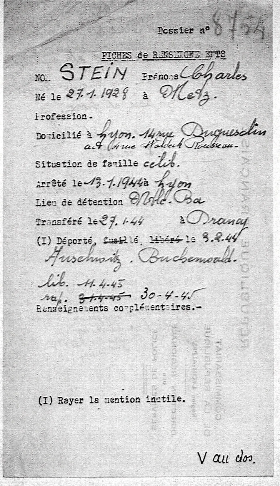 Stein / Lyon