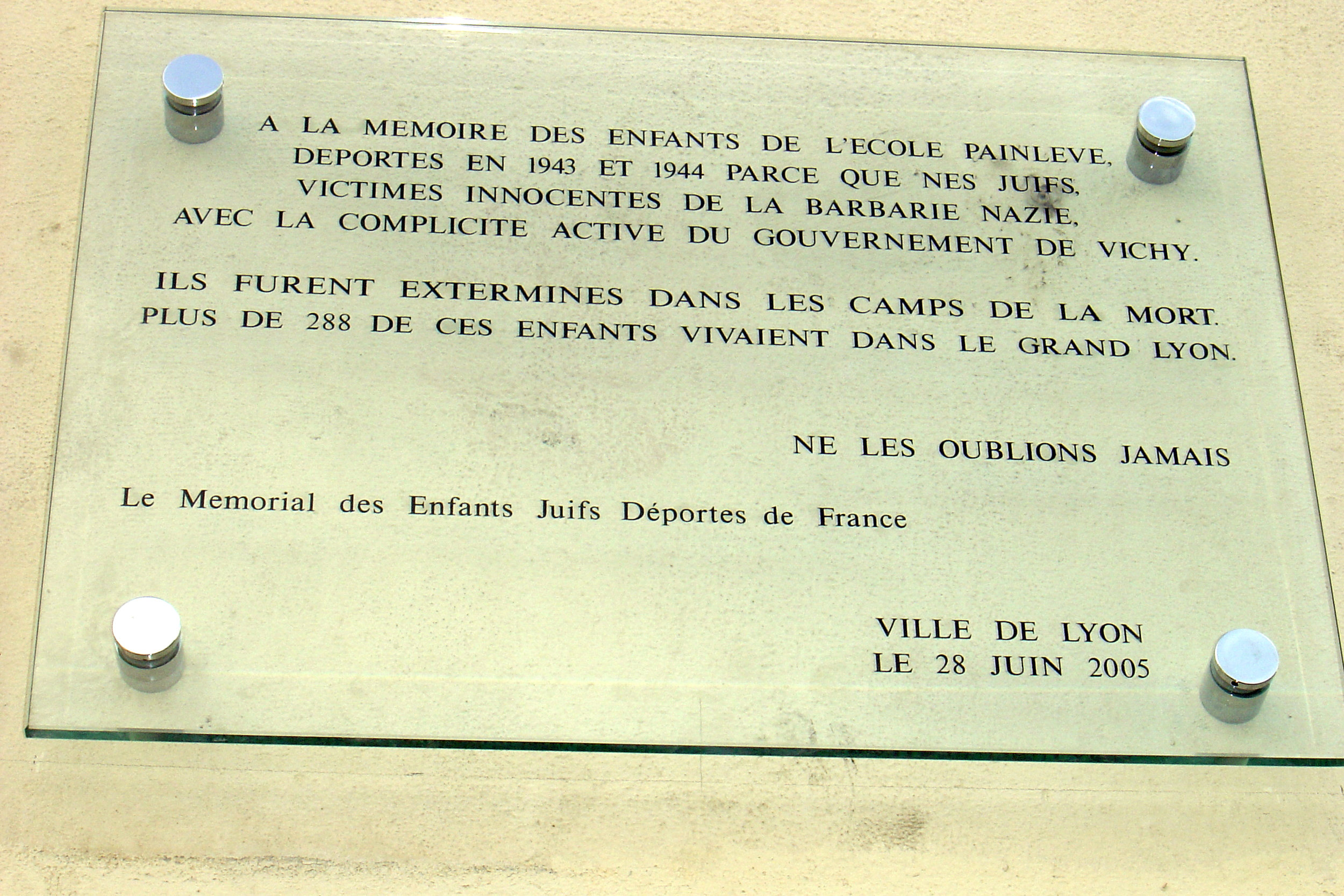 Plaque école Painleve